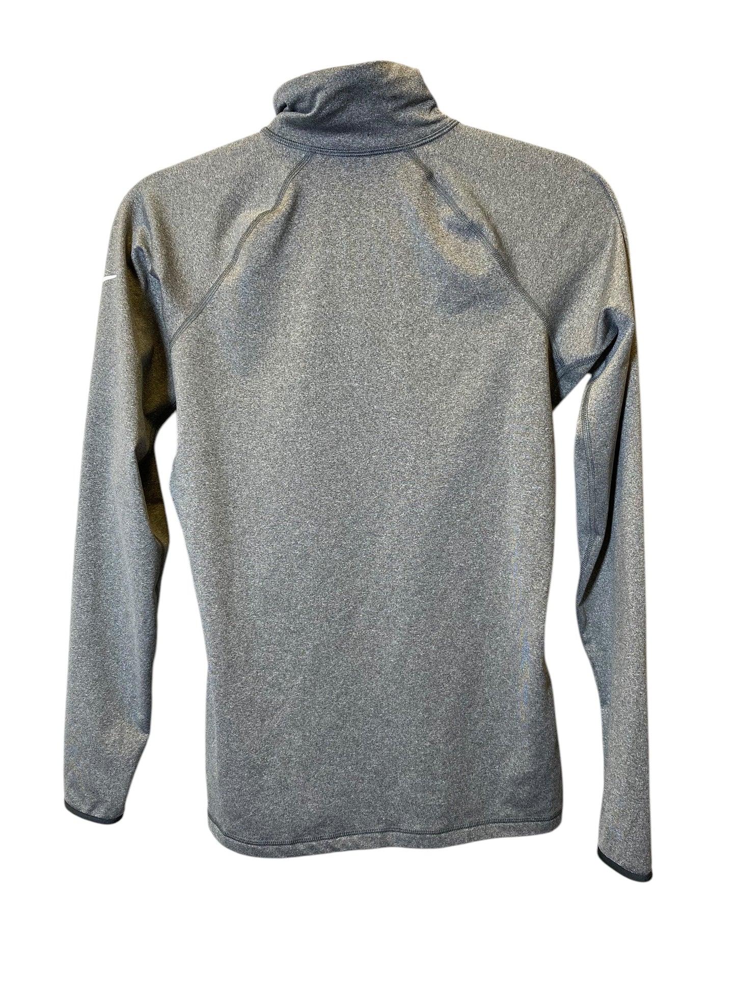 Athletic Jacket By Nike Apparel In Grey, Size: M