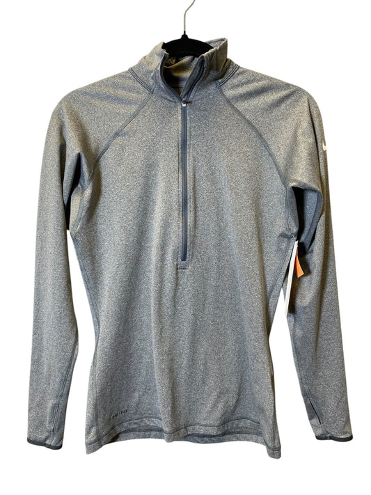 Athletic Jacket By Nike Apparel In Grey, Size: M
