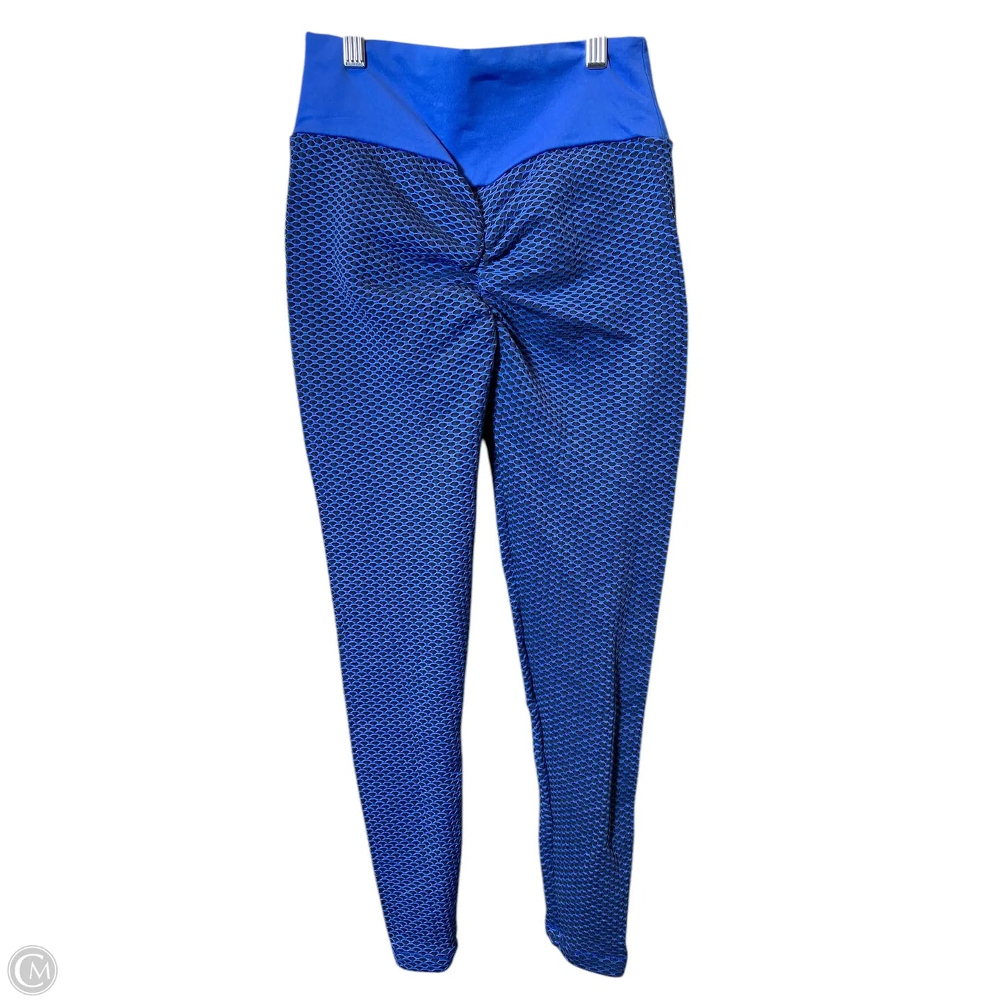 Athletic Leggings By Clothes Mentor In Black & Blue, Size: Xl