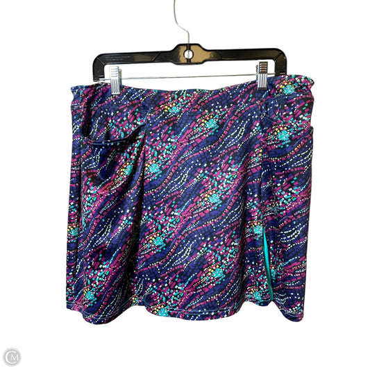 Athletic Skort By Clothes Mentor In Multi-colored, Size: L
