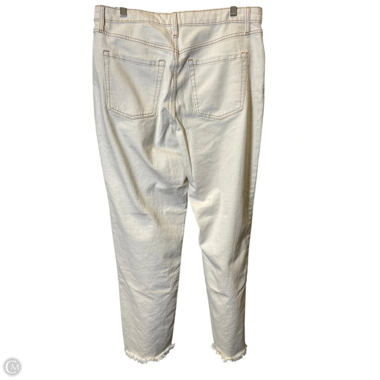 Jeans Straight By Wild Fable In Cream, Size: 14
