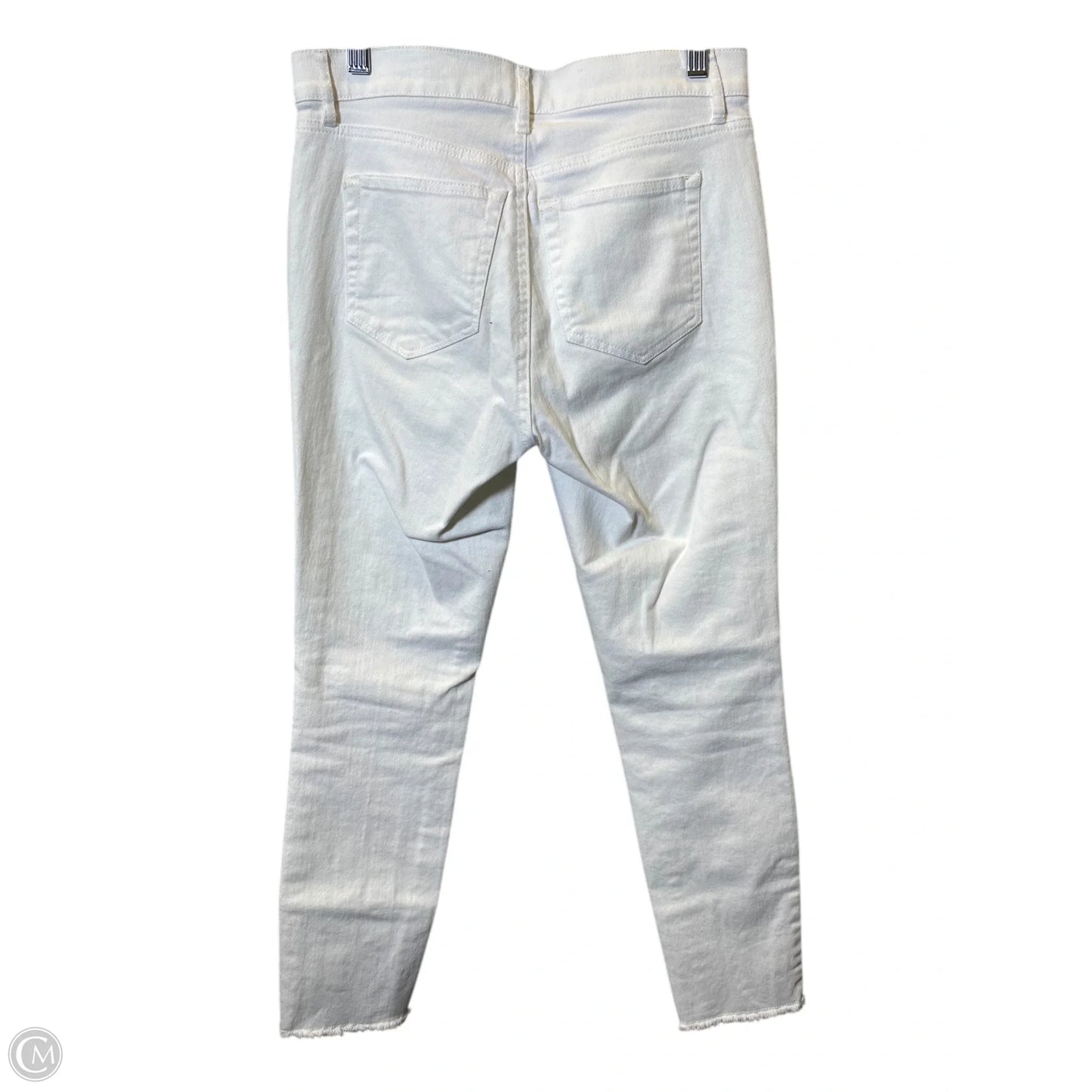 Jeans Skinny By Loft In White, Size: 4