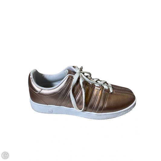 Shoes Athletic By K Swiss In Rose Gold, Size: 9