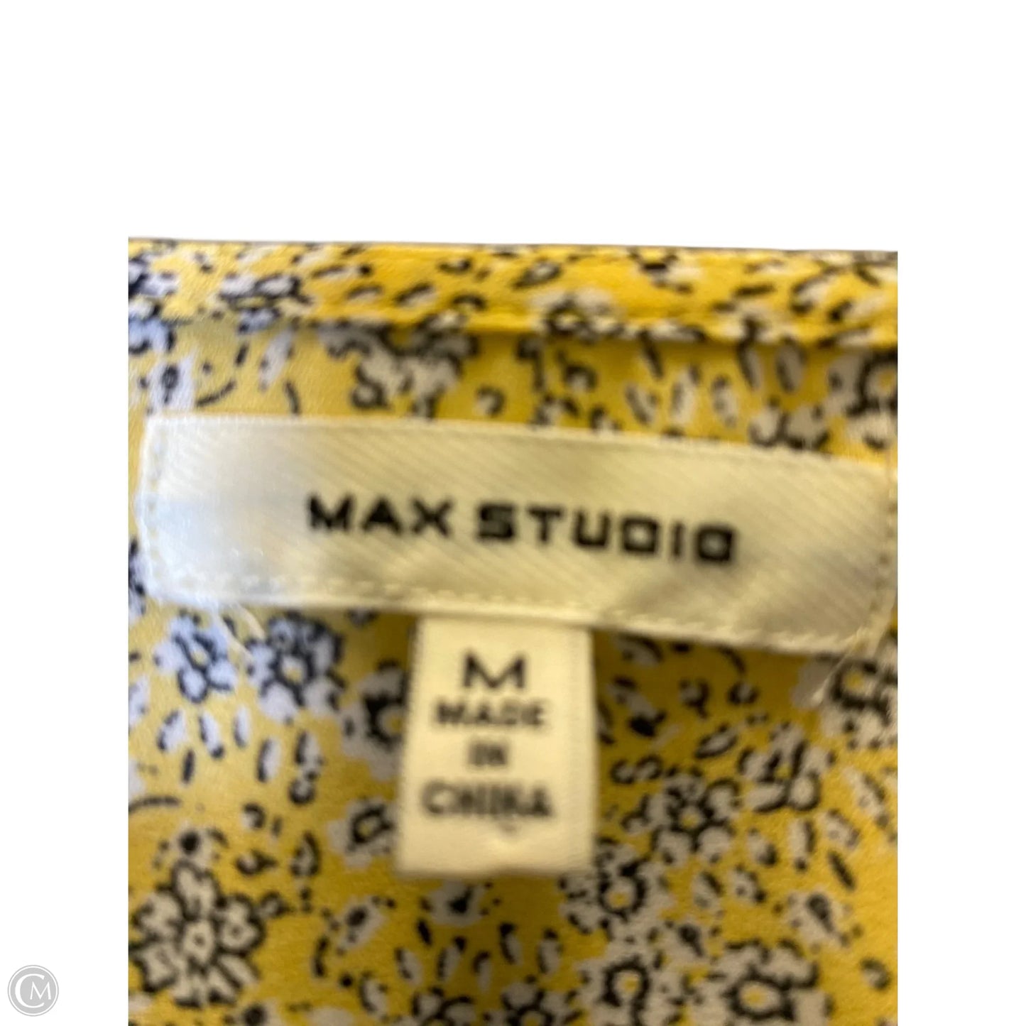 Top Short Sleeve By Max Studio In Floral Print, Size: M