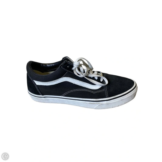 Shoes Sneakers By Vans In Black & White, Size: 11