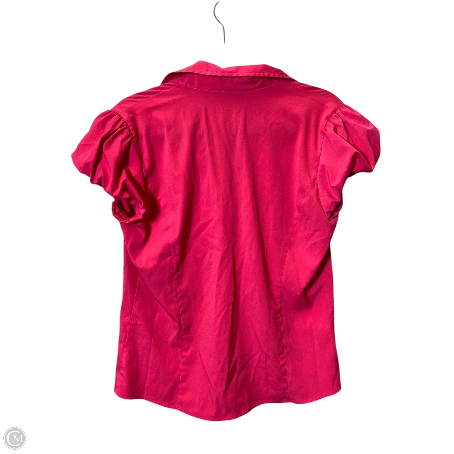Blouse Short Sleeve By Style And Company In Pink, Size: M