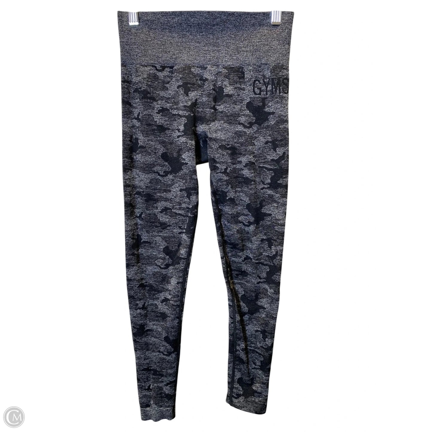 Athletic Leggings By Gym Shark In Black & Grey, Size: S