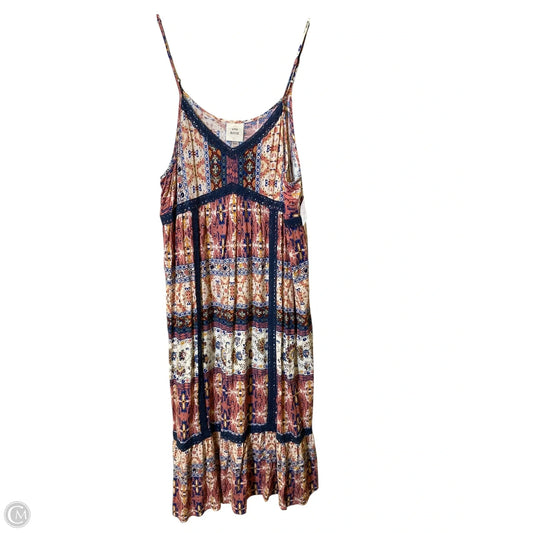 Dress Casual Maxi By Knox Rose In Multi-colored, Size: Xxl