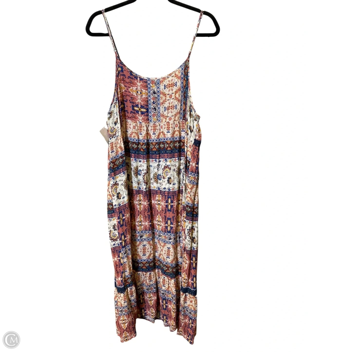 Dress Casual Maxi By Knox Rose In Multi-colored, Size: Xxl