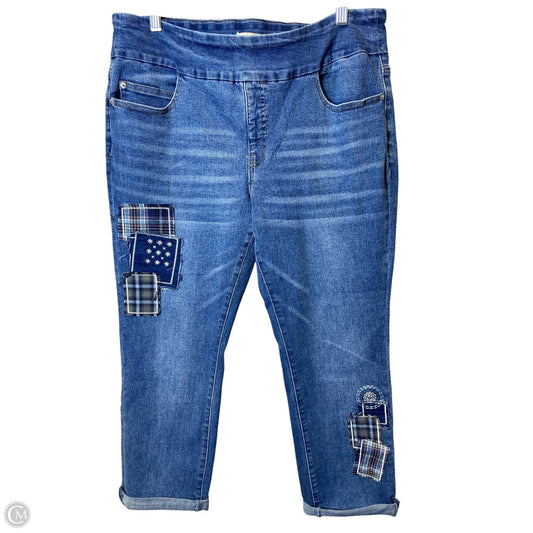 Capris By Coldwater Creek In Blue Denim, Size: 16