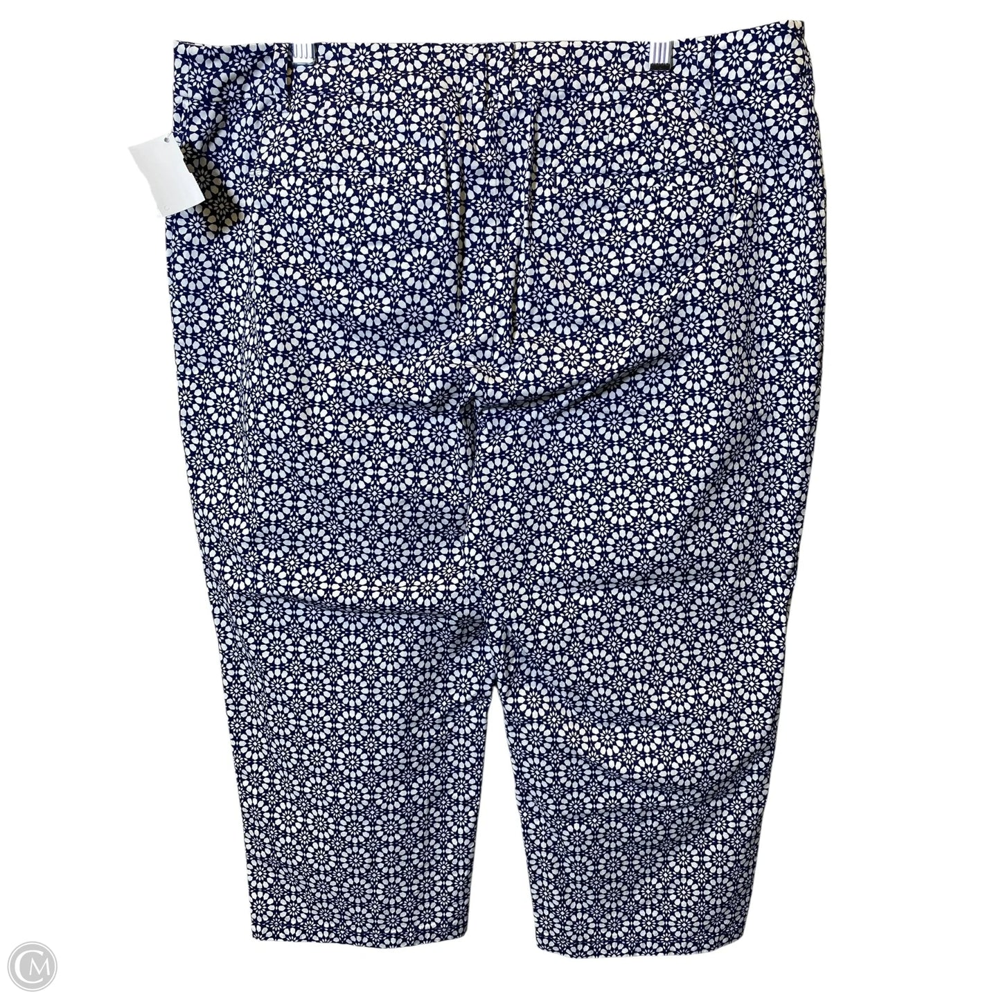 Capris By Talbots In Blue & White, Size: 16