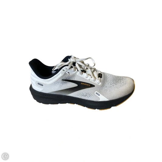 Shoes Athletic By Brooks In Black & Grey, Size: 9