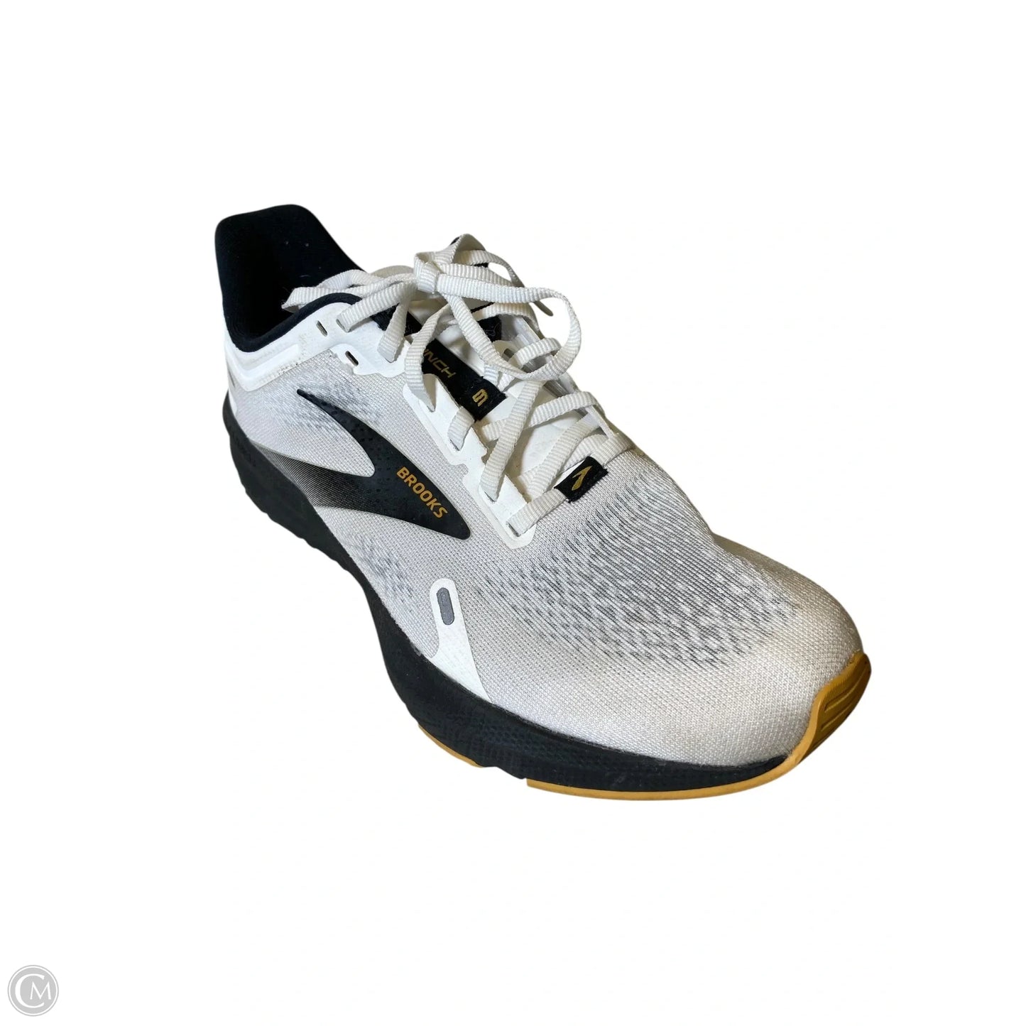 Shoes Athletic By Brooks In Black & Grey, Size: 9