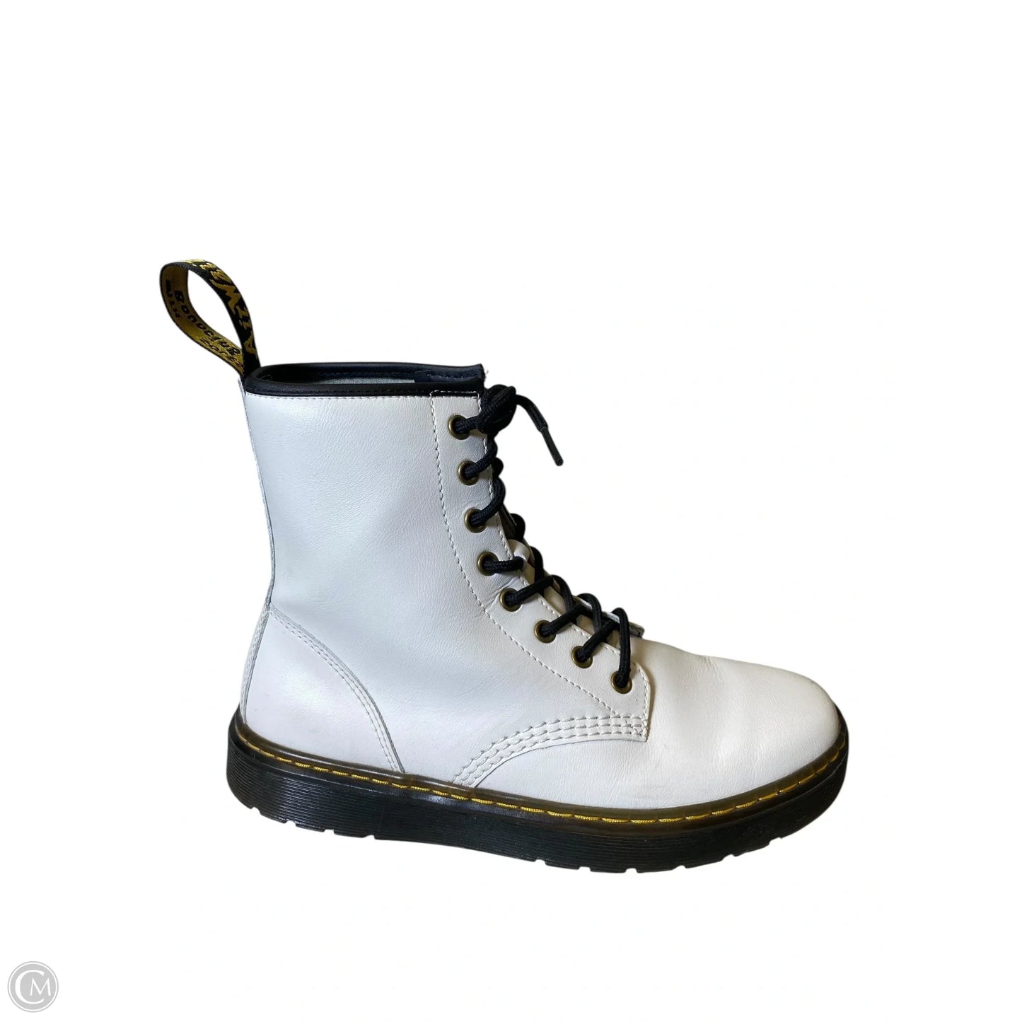 Boots Combat By Dr Martens In White, Size: 9