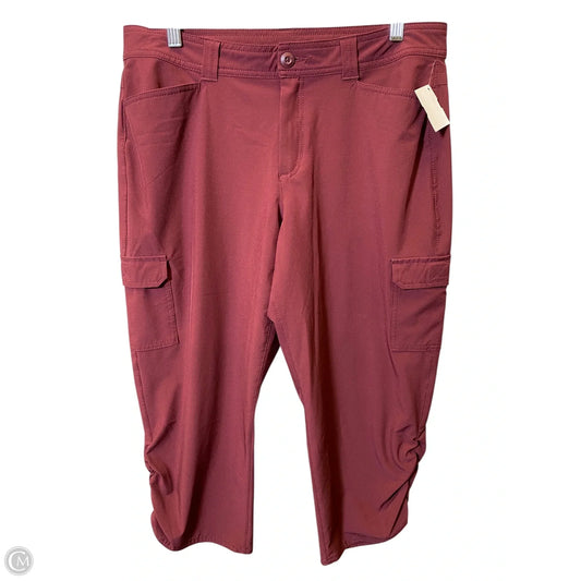Pants Cargo & Utility By Eddie Bauer In Maroon, Size: 10