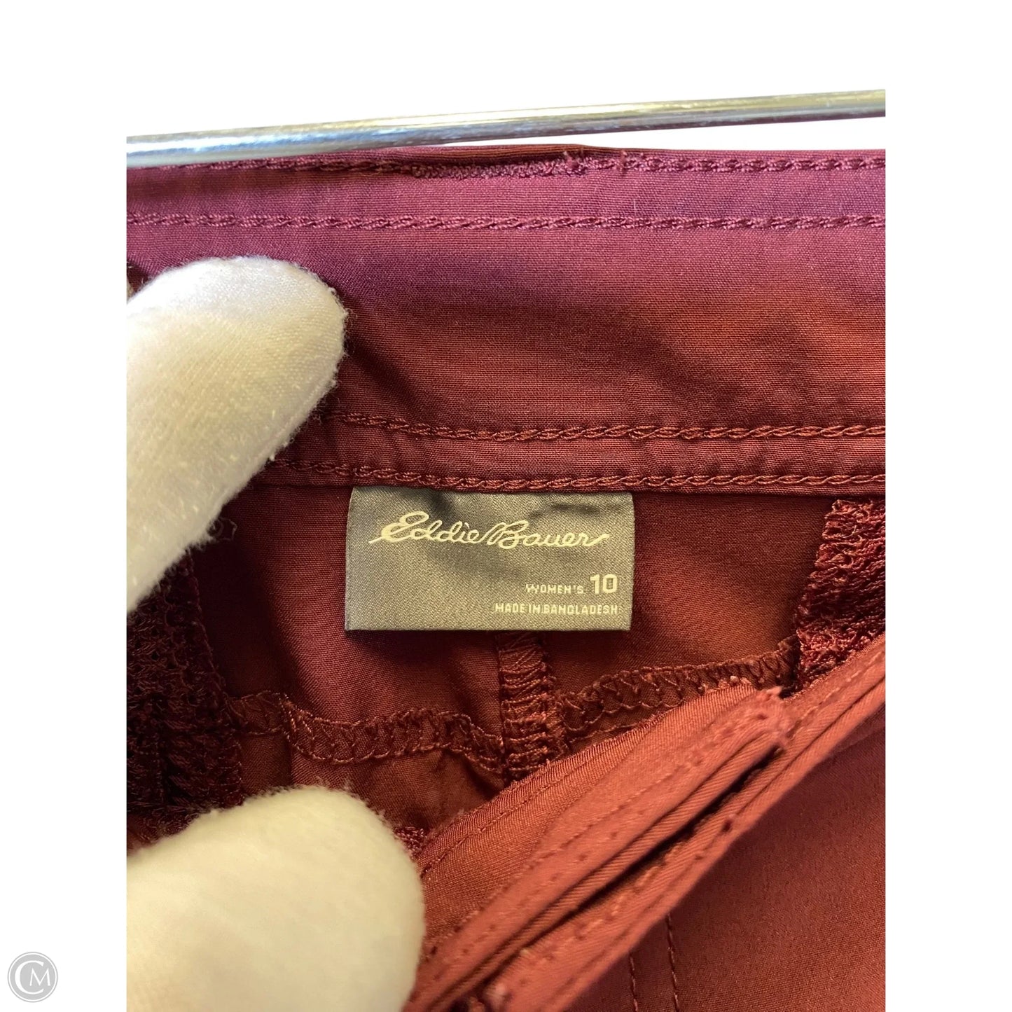 Pants Cargo & Utility By Eddie Bauer In Maroon, Size: 10