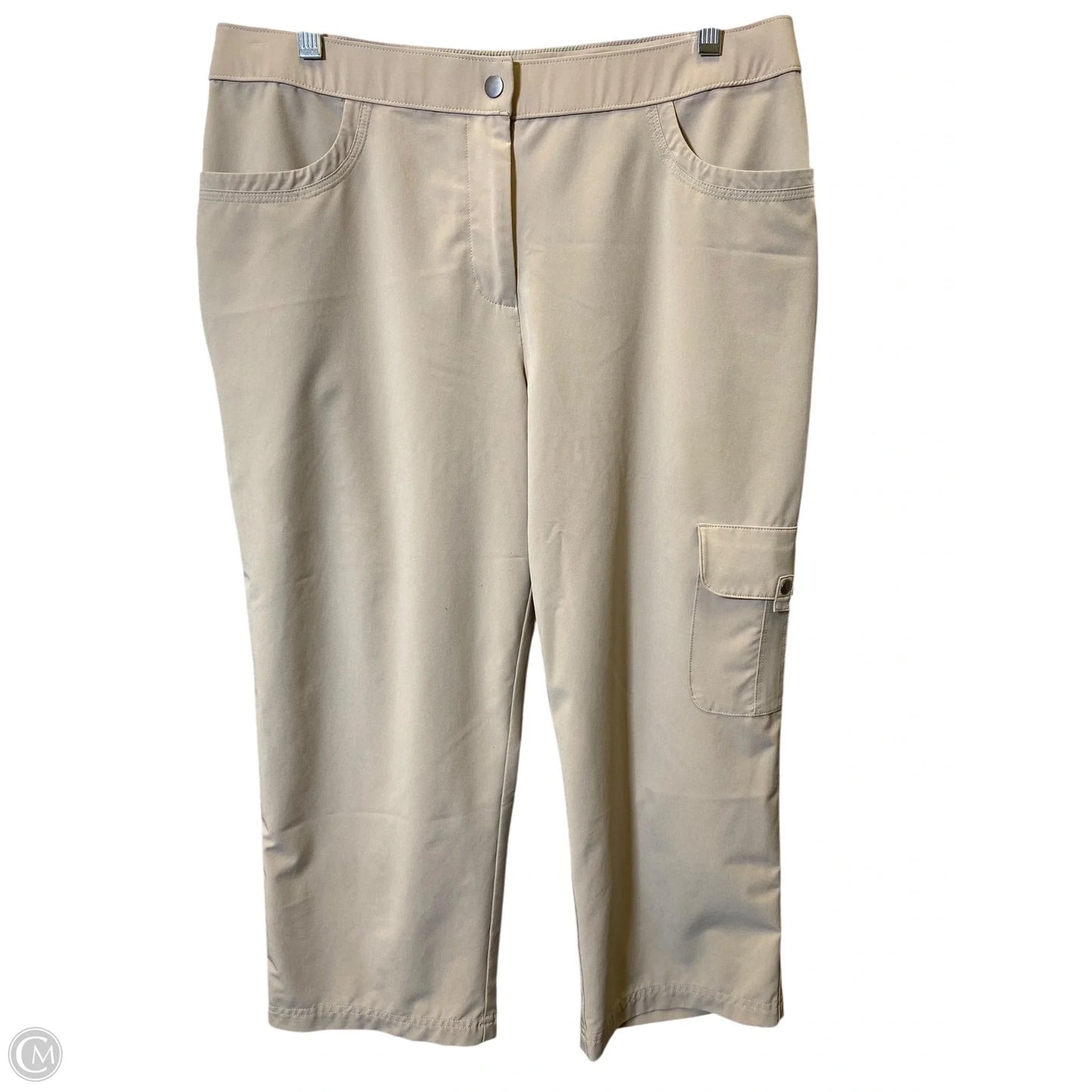 Pants Cropped By Chicos In Tan, Size: 10