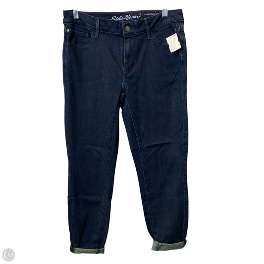 Jeans Skinny By Eddie Bauer In Blue Denim, Size: 10