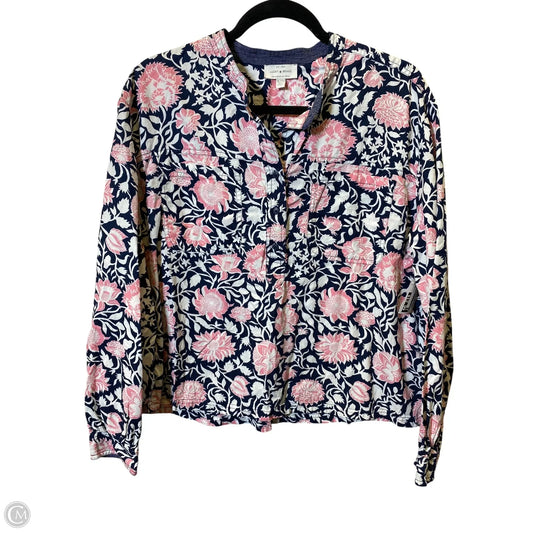 Top Long Sleeve By Lucky Brand In Floral Print, Size: Xl