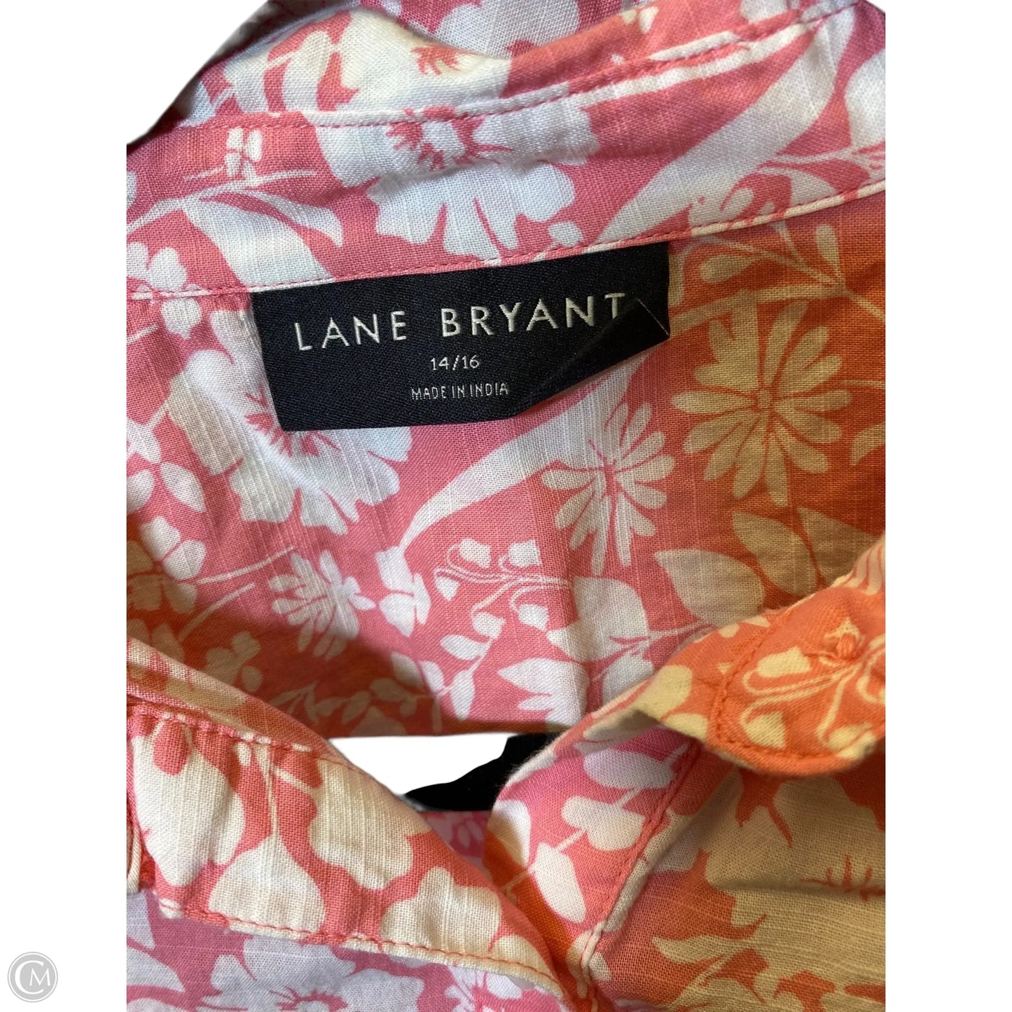 Top Long Sleeve By Lane Bryant In Floral Print, Size: Xl