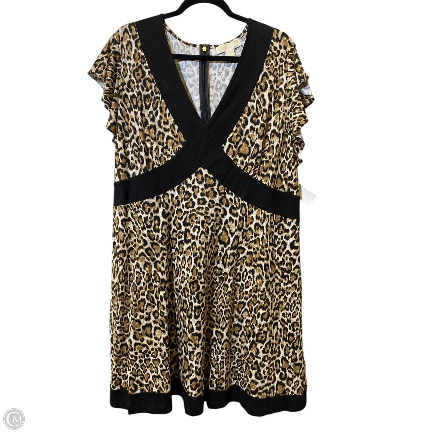 Dress Casual Midi By Michael By Michael Kors In Animal Print, Size: 2x