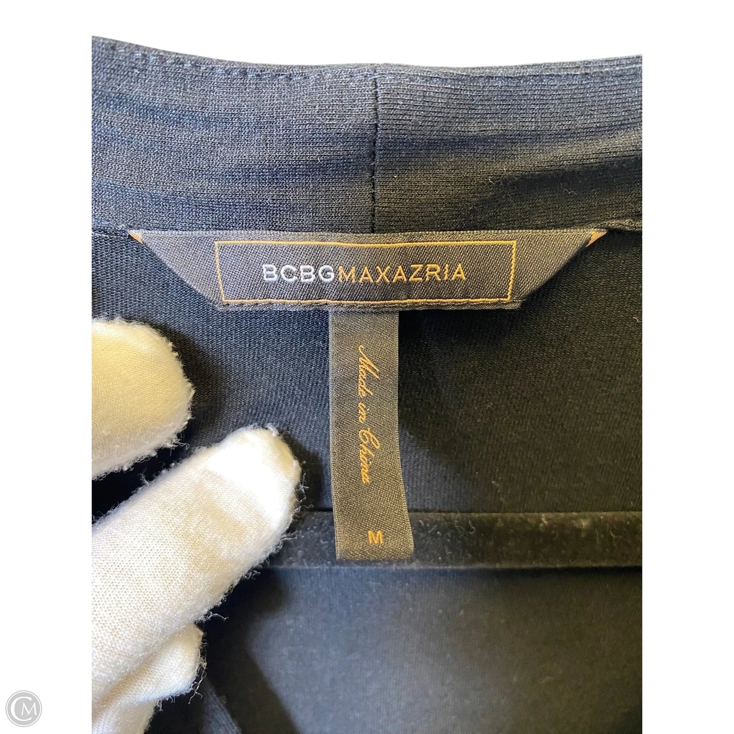 Dress Casual Midi By Bcbgmaxazria In Black, Size: M