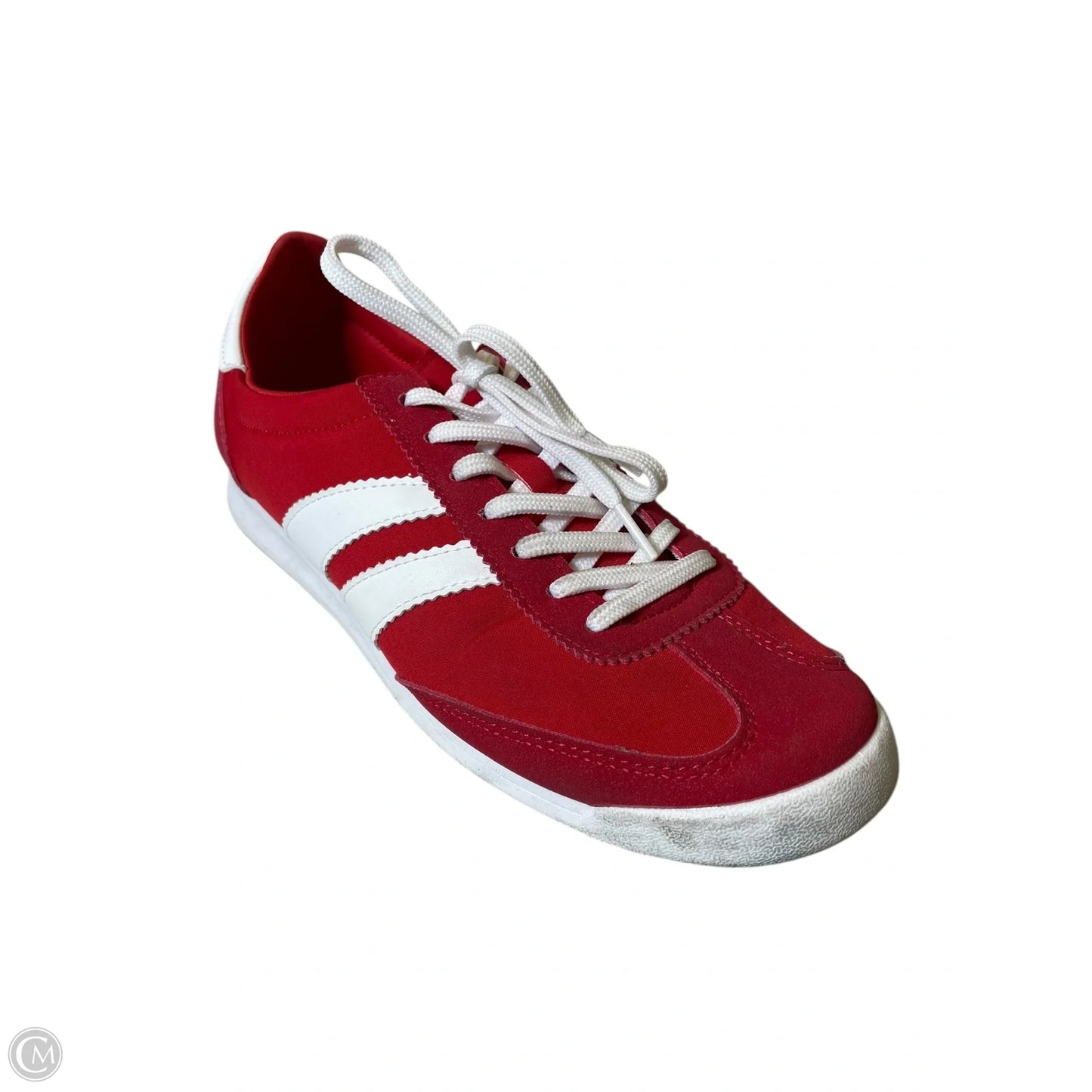 Shoes Sneakers By Madden Girl In Red & White, Size: 9