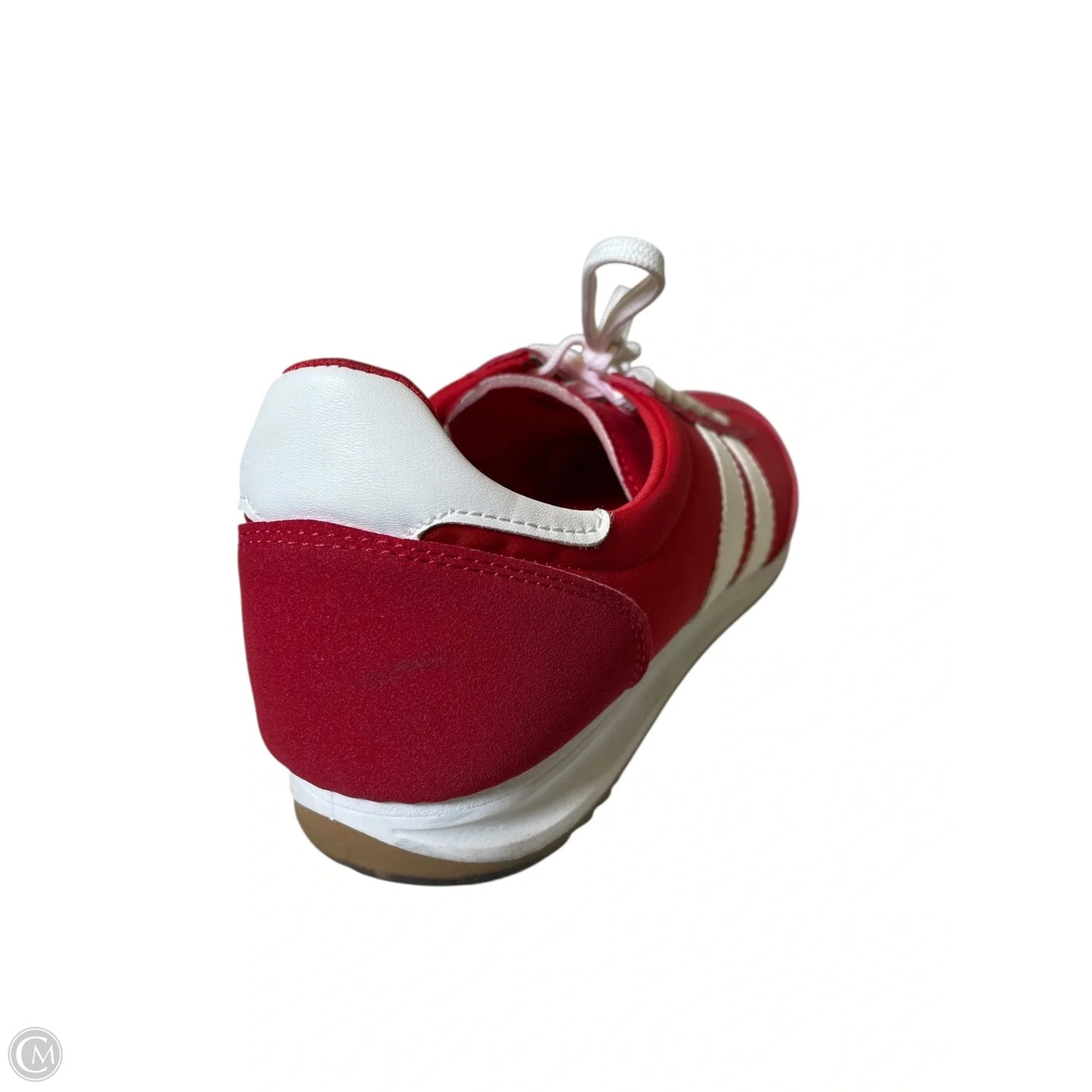Shoes Sneakers By Madden Girl In Red & White, Size: 9