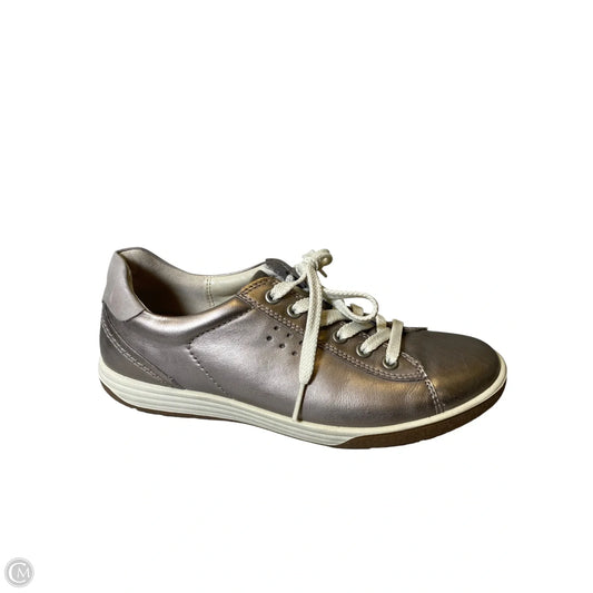 Shoes Sneakers By Ecco In Bronze, Size: 7.5