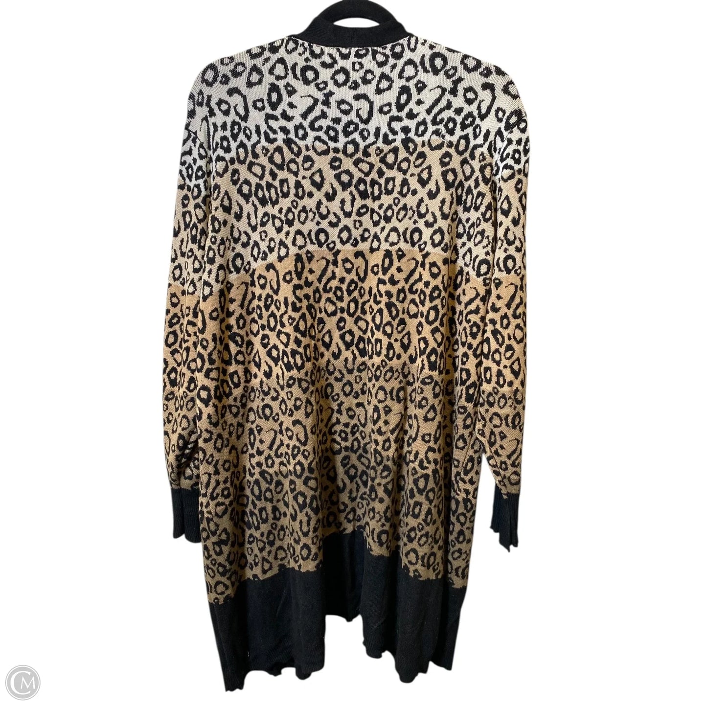 Cardigan By Joseph A. In Animal Print, Size: 3x