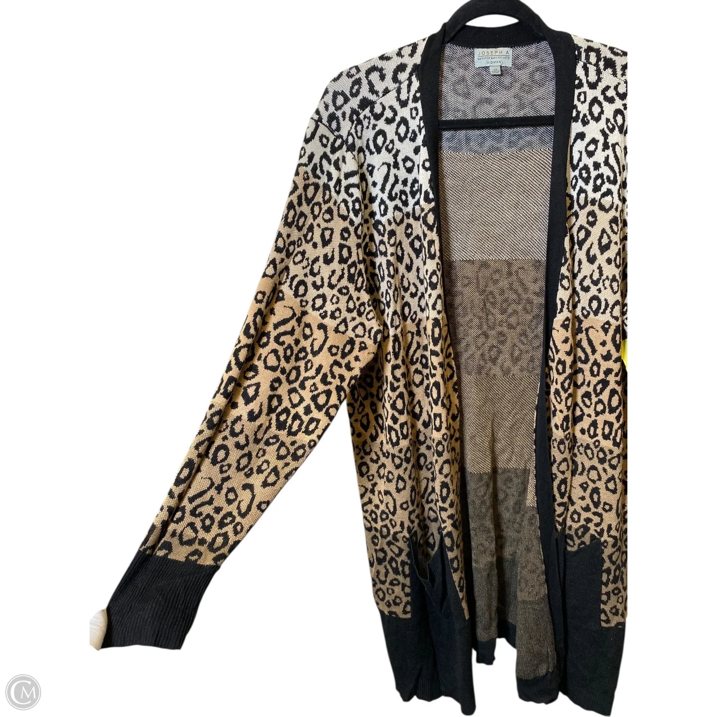 Cardigan By Joseph A. In Animal Print, Size: 3x