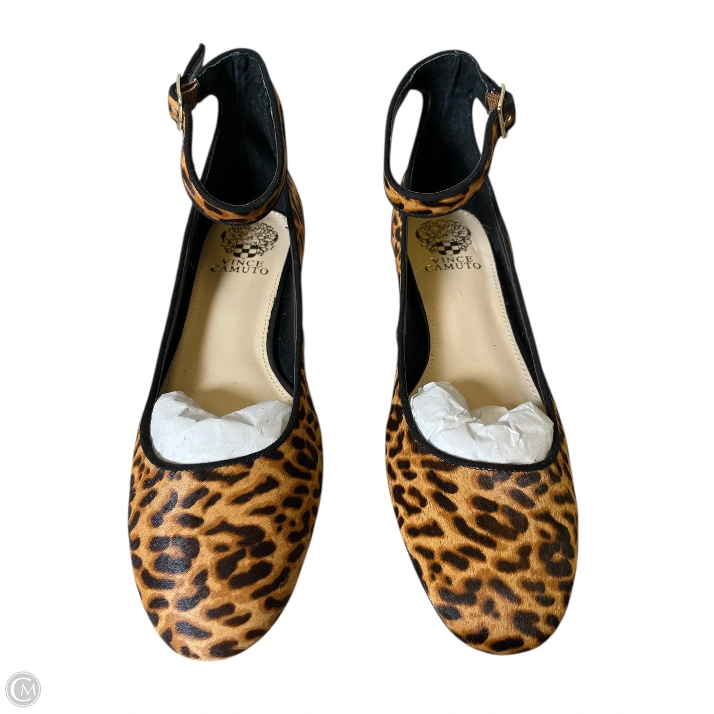 Sandals Flats By Vince Camuto In Animal Print, Size: 8.5