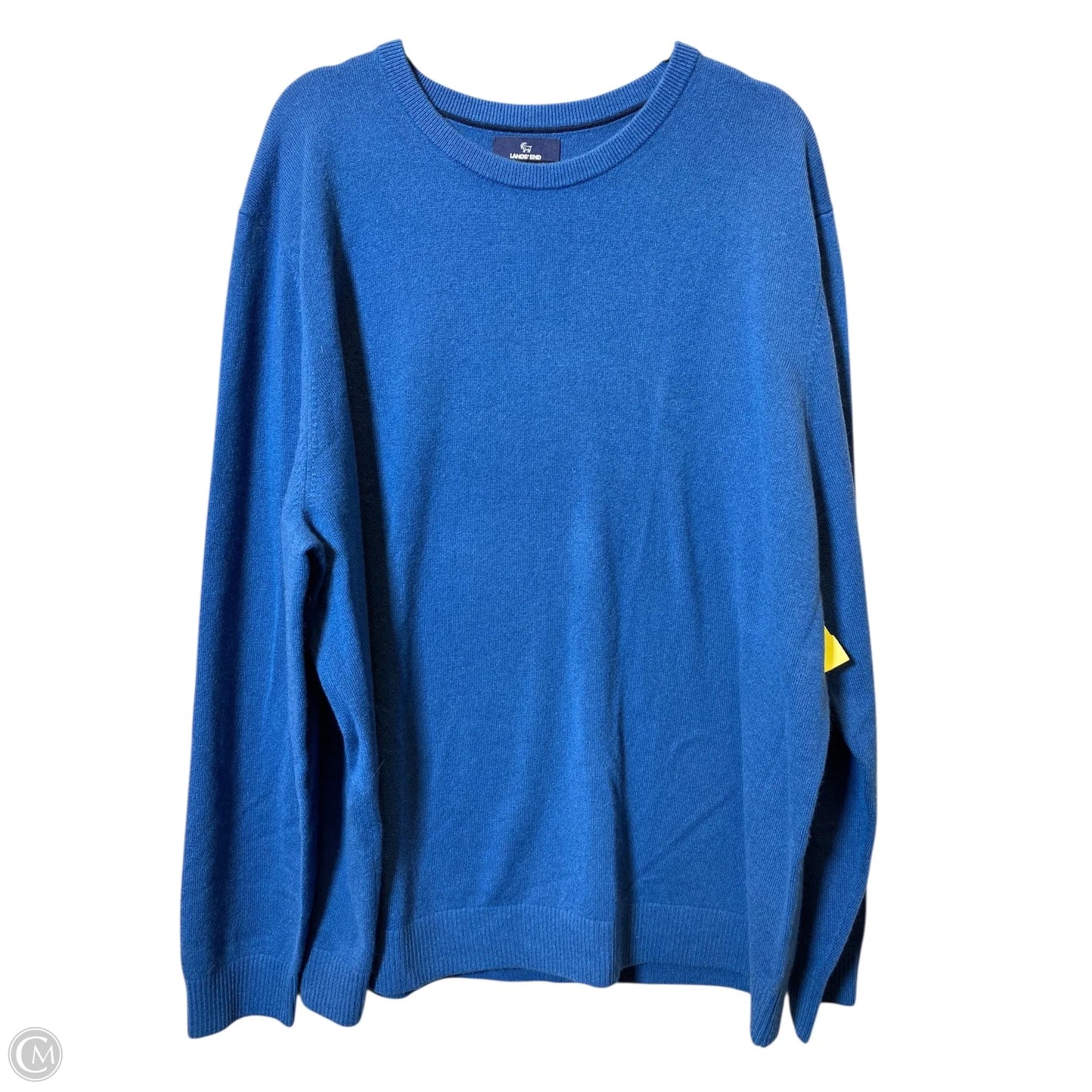 Sweater Cashmere By Lands End In Blue, Size: XXL