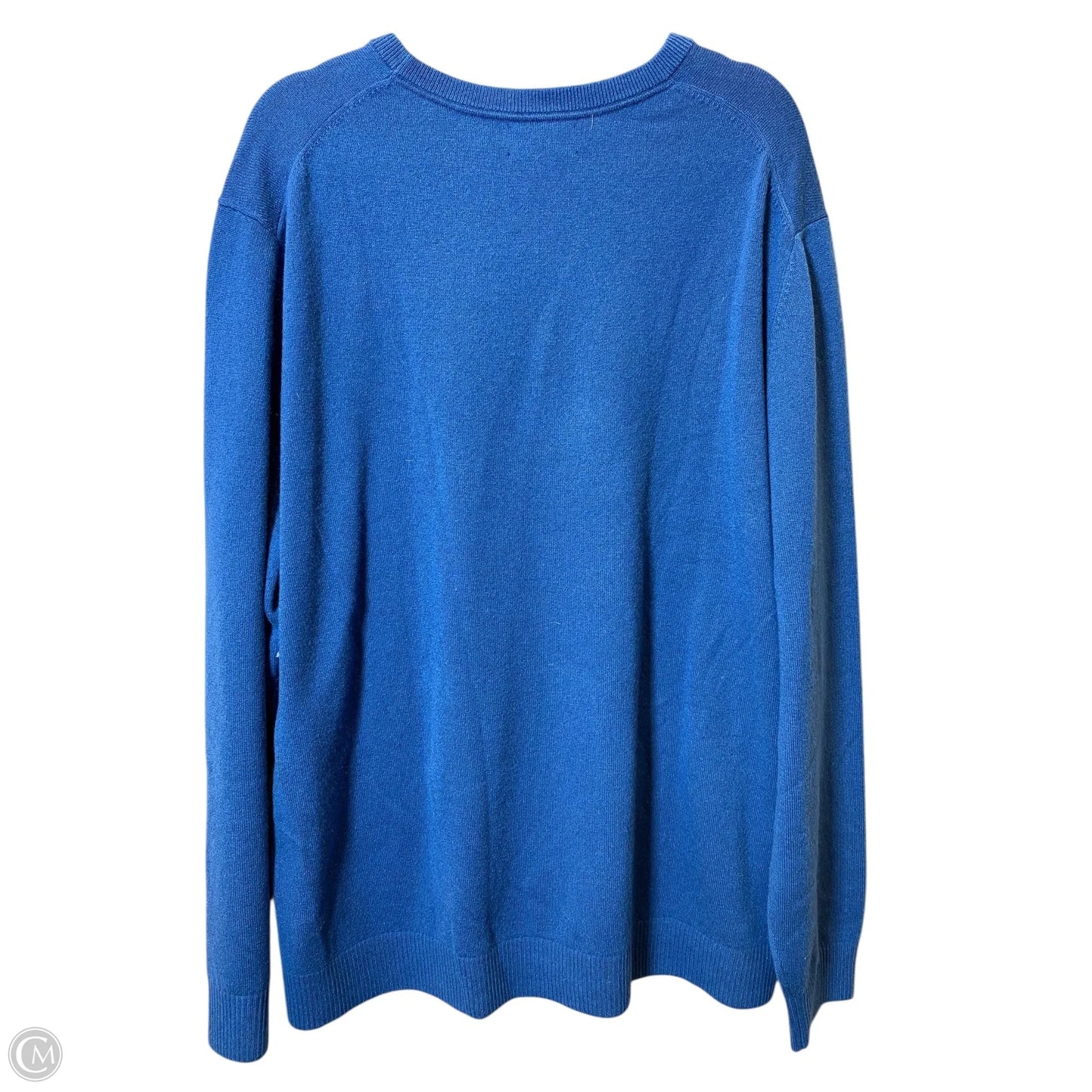 Sweater Cashmere By Lands End In Blue, Size: XXL