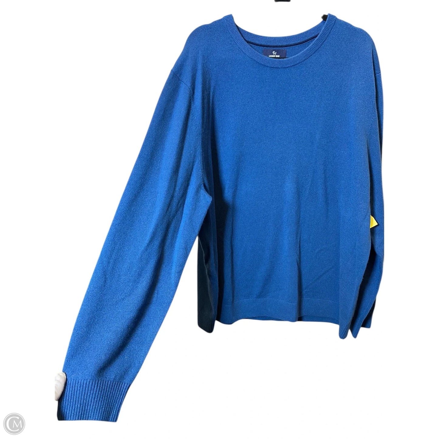 Sweater Cashmere By Lands End In Blue, Size: XXL