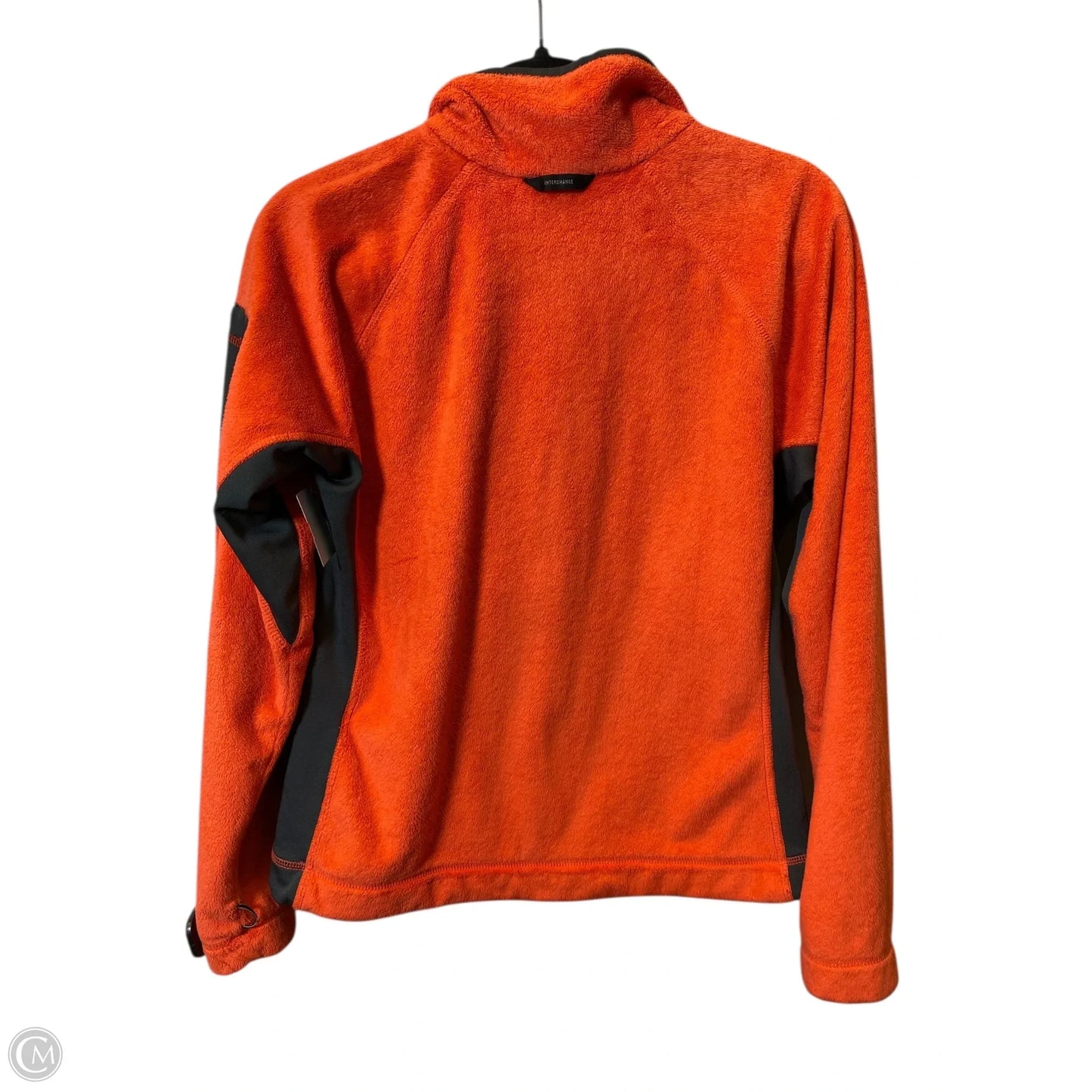 Jacket Faux Fur & Sherpa By Columbia In Grey & Orange, Size: M