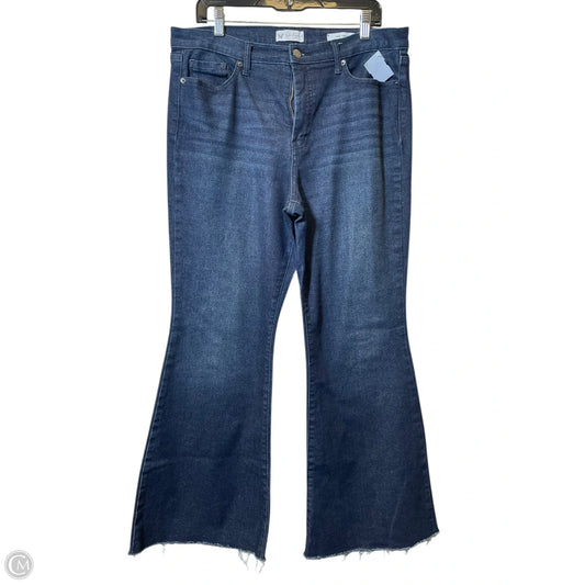 Jeans Flared By Jessica Simpson In Blue Denim, Size: 14