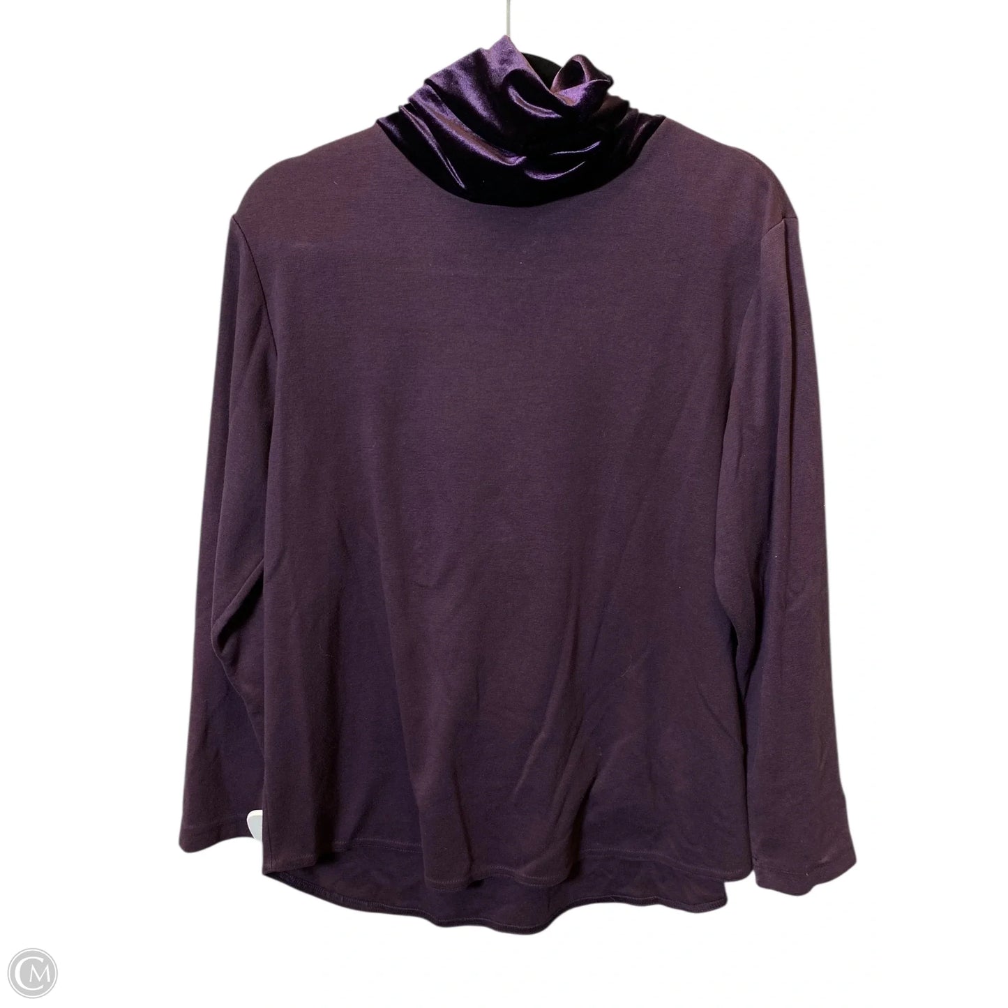 Top 2pc Long Sleeve By Coldwater Creek In Purple, Size: M