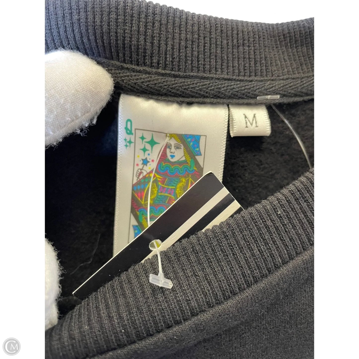 Top Short Sleeve By Clothes Mentor In Black, Size: M