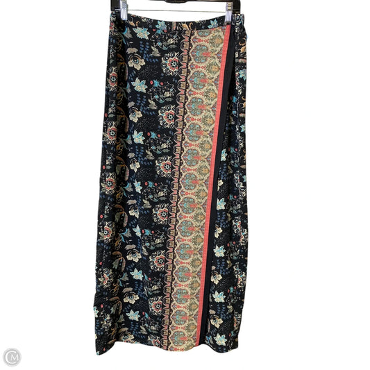 Skirt Maxi By Monteau In Multi-colored, Size: Xl