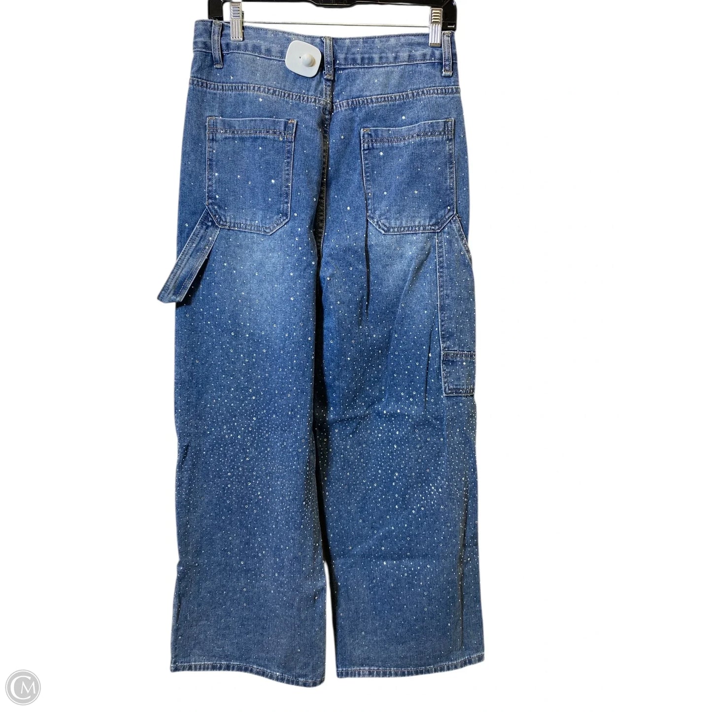 Jeans Wide Leg By Clothes Mentor In Blue Denim, Size: 8