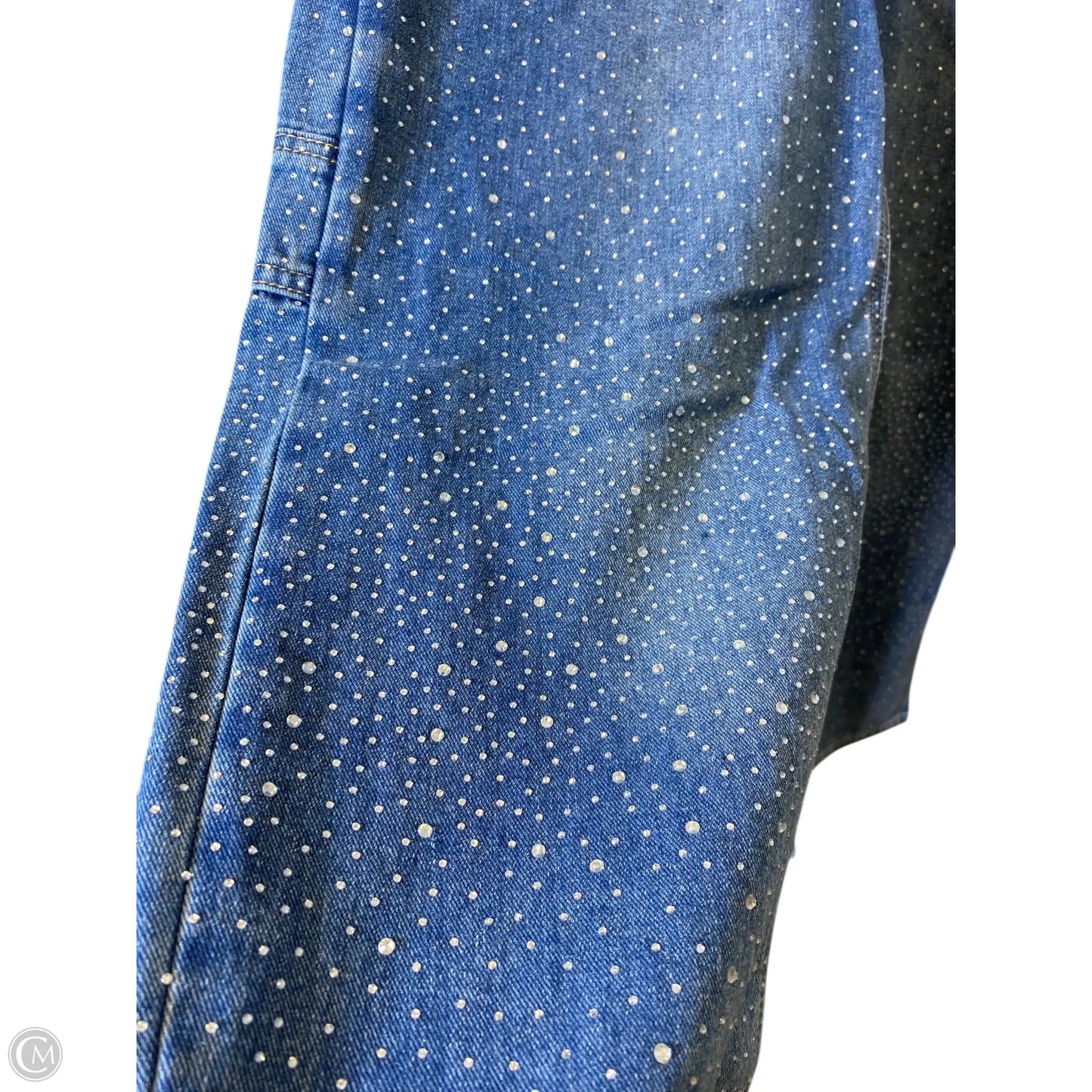 Jeans Wide Leg By Clothes Mentor In Blue Denim, Size: 8