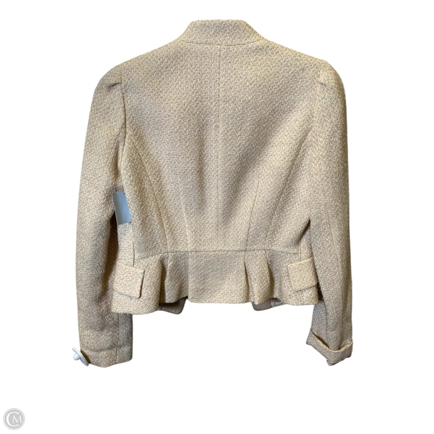 Blazer By Clothes Mentor In Beige, Size: S