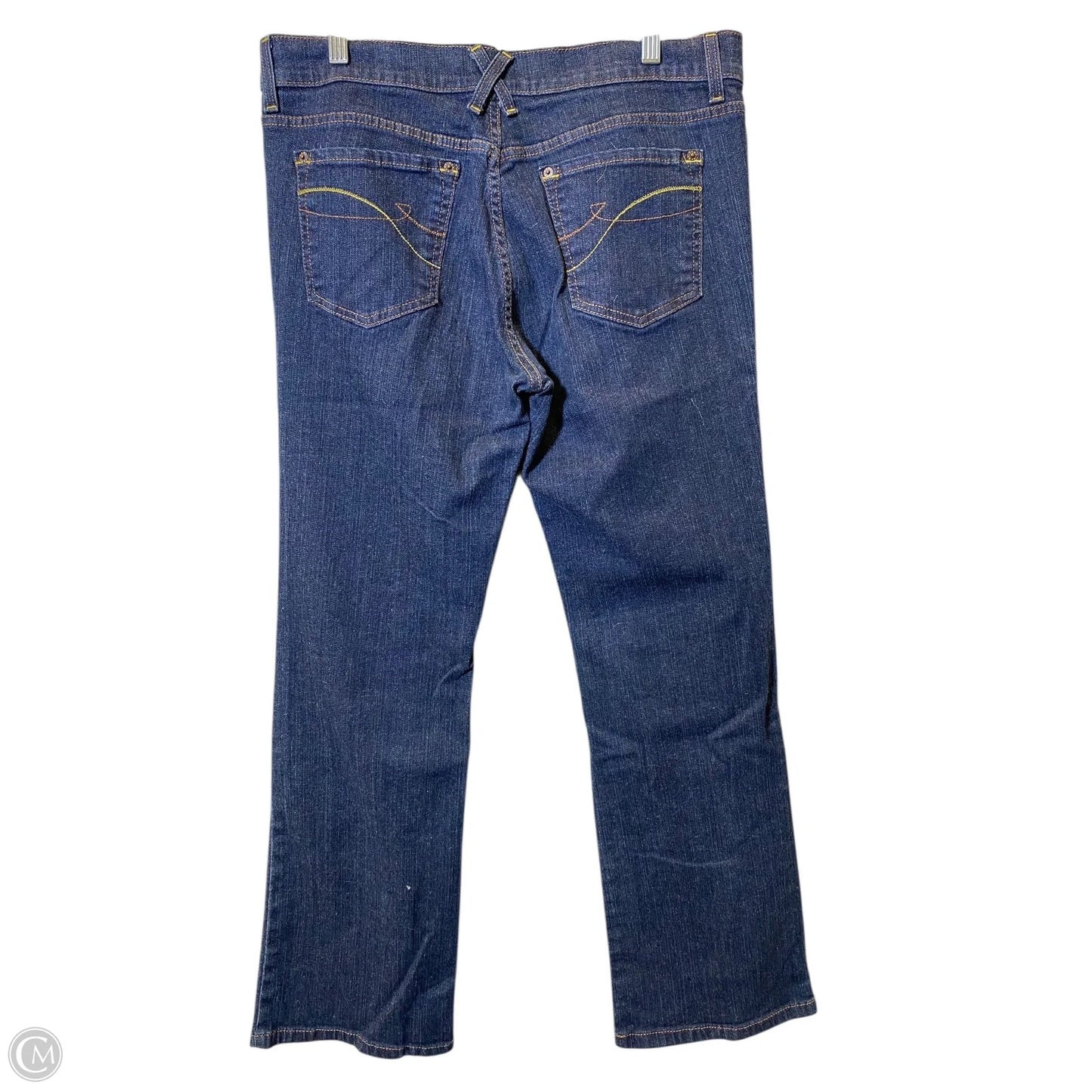 Jeans Straight By Dkny In Blue Denim, Size: 14