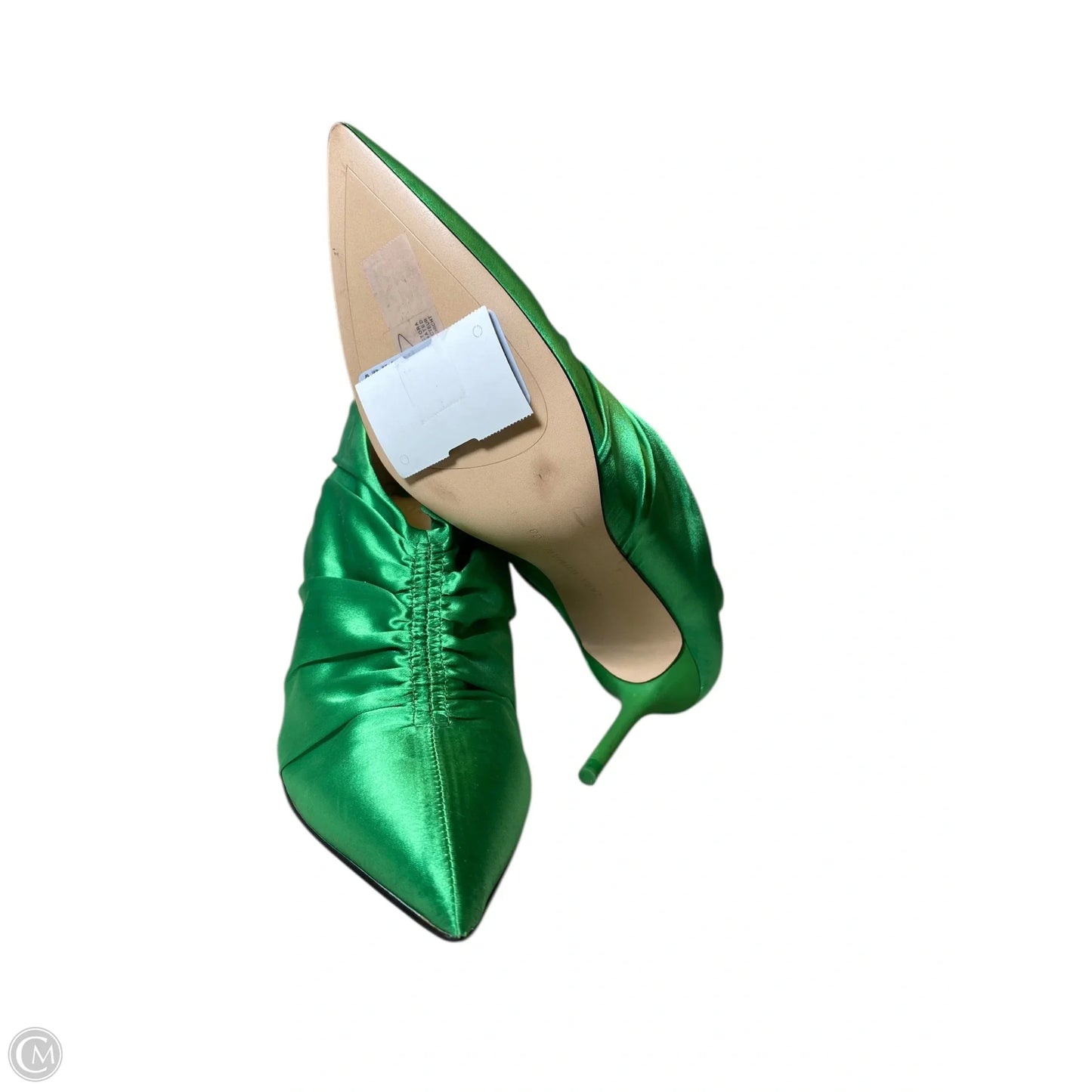 Shoes Heels Stiletto By Zara Women In Green, Size: 7.5