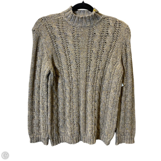 Sweater By Chelsea And Violet In Gold & Grey, Size: M