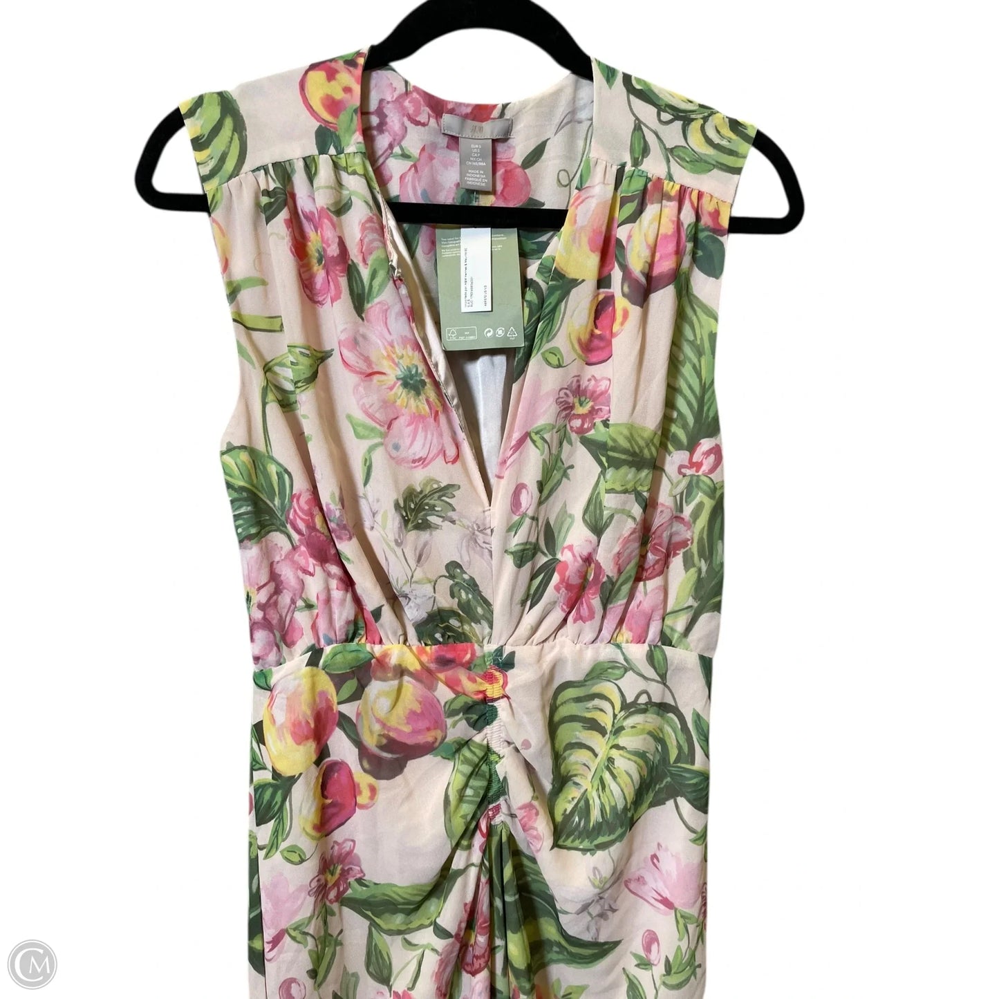 Dress Party Long By H&m In Floral Print, Size: S