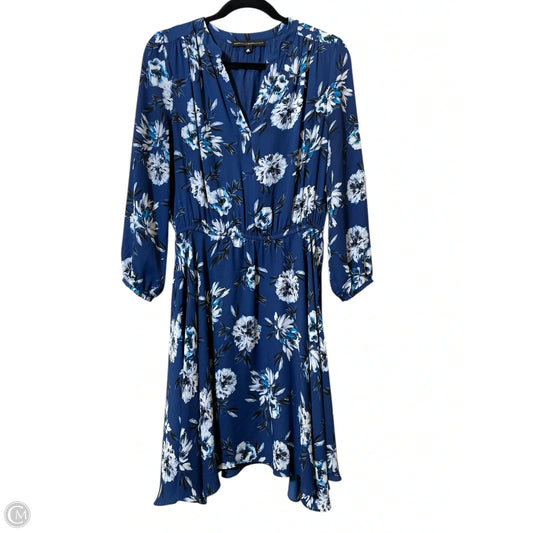 Dress Casual Midi By White House Black Market In Floral Print, Size: 10