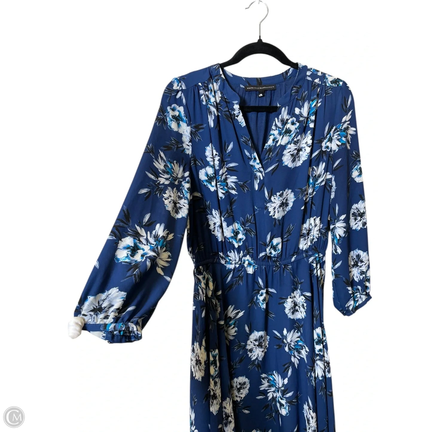 Dress Casual Midi By White House Black Market In Floral Print, Size: 10