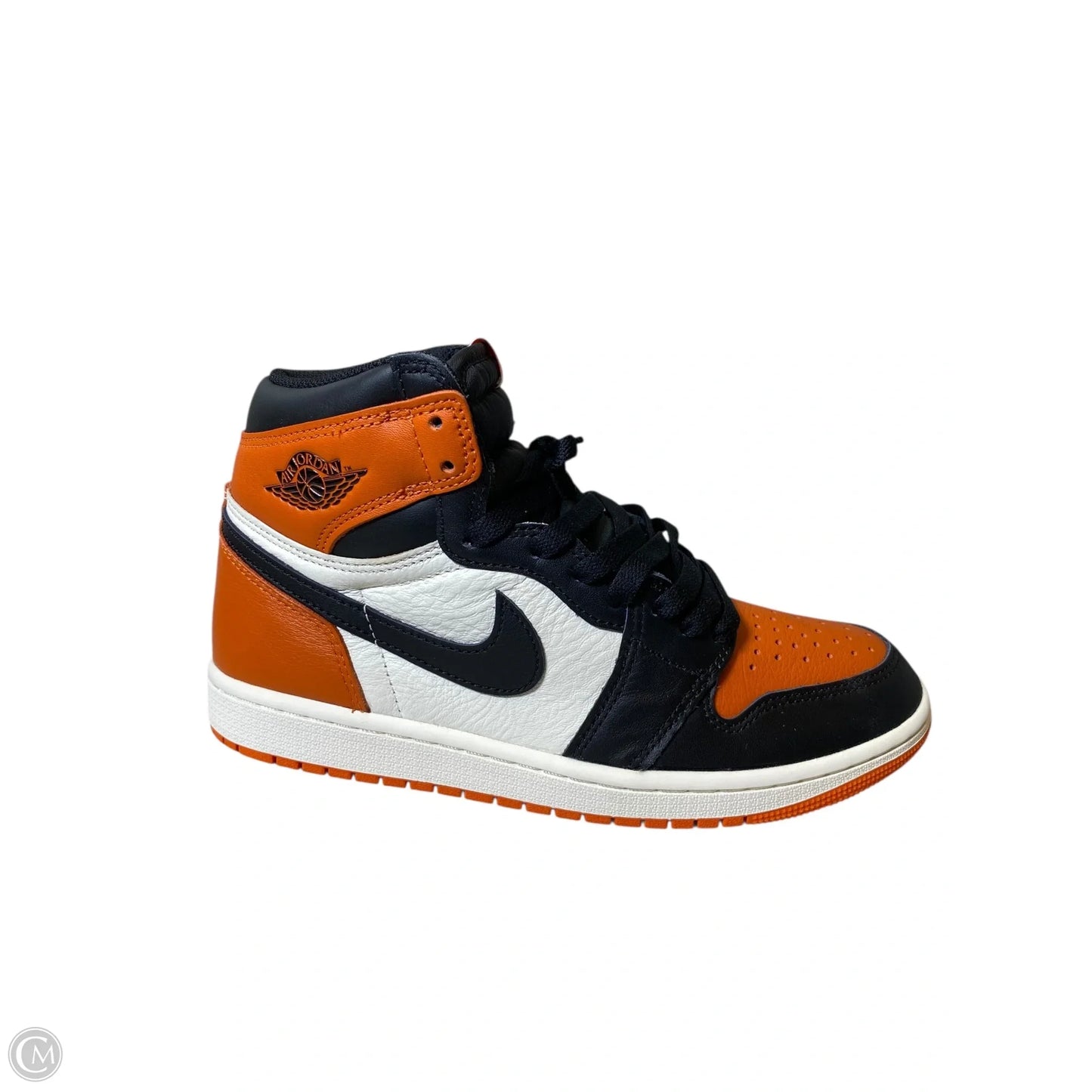 Shoes Sneakers By Nike In Black & Orange, Size: 9.5